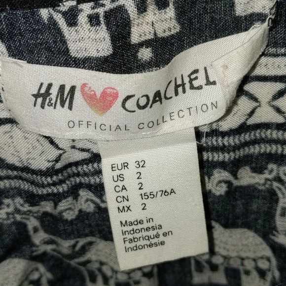 H&M x Coachella Elephant Drop Shoulder Dress 2 - Picture 2 of 5